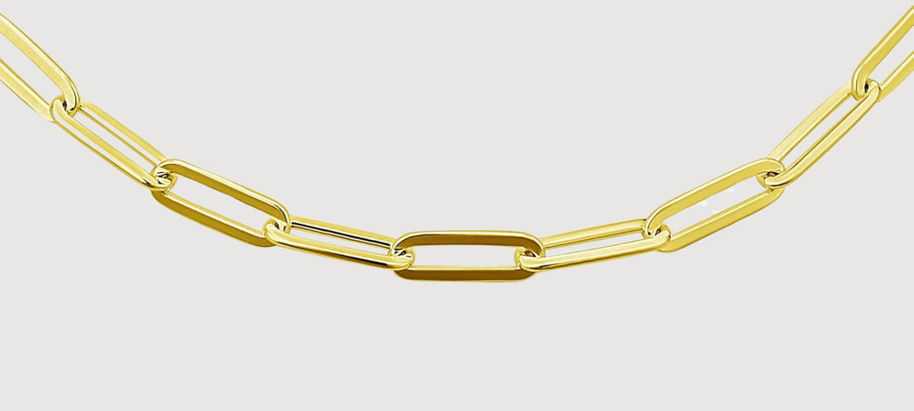 alt=" gold paper clip 4mm 24 inches"