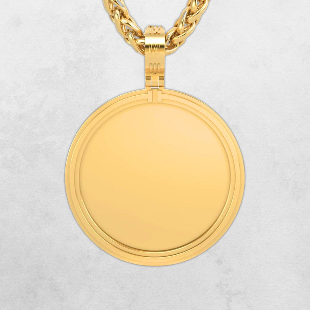 alt="Personalized Heart-Shaped Picture Pendant in Sterling Silver"