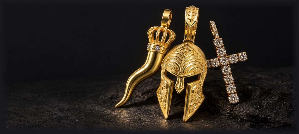 Pendants - Gold & Silver Pendant Necklaces | Custom & Italian Designs | GOLDZENN banner