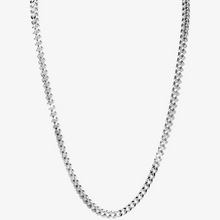  2mm - 5.5mm Hollow Franco White Gold Chains