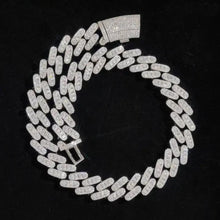  Moissanite Silver Cuban Link Chain - 925 Sterling Silver - Pre-Sale