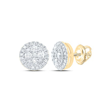  1/2CTW Diamond Fashion Round Earrings - 14K Yellow Gold