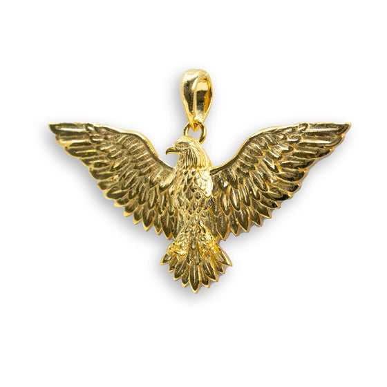 Eagle Pendant - 14k Solid Gold