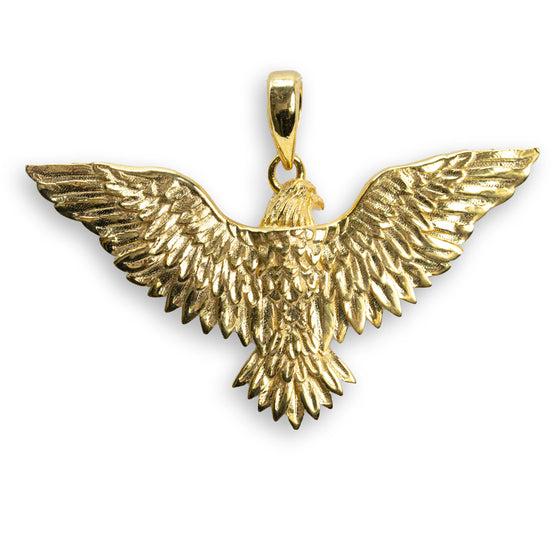Eagle Pendant - 14k Solid Gold