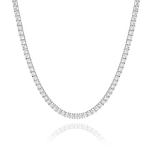  Lab Grown Diamonds Tennis Chain 4.6 CT 2mm 16" Solid 14k  White Gold -  READY TO SHIP