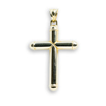  Plain Cross Pendant - 10k Gold| GOLDZENN- Full detail of the pendant.