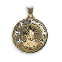  Our Lady of Charity Pendant - 14k Solid Gold| GOLDZENN- Full detail of the pendant.