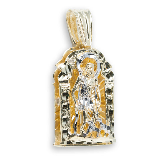 St. Lazarus Men's Pendant - 10k Solid Gold