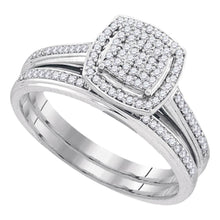  1/4CTW Round Diamond Prong Bridal Wedding Engagement Ring - 10K White Gold