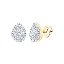  1/2CTW Diamond Fashion  Pear Earrings - 14K Yellow Gold