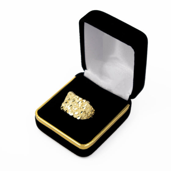 Nugget Ring in 10k Solid Gold