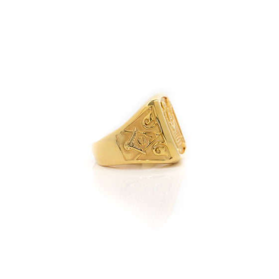 Mason Ring in Solid Gold