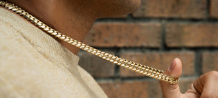  Gold Cuban link Chain