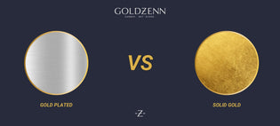  In this blog, compare gold-plated and solid gold to find out which best suits your budget, style, and goal. Appearance: While both look beautiful, shining, the gold-plated jewelry consists of a thin layer of gold over another metal, which gives it the sem