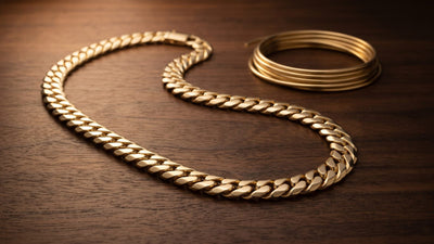 Solid Gold vs Gold-Bonded Steel Chains: What You're Really Buying