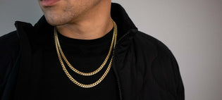  Stacked Cuban Link Chains