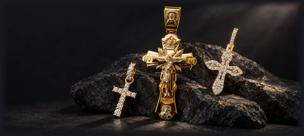 Gold Cross Pendants banner