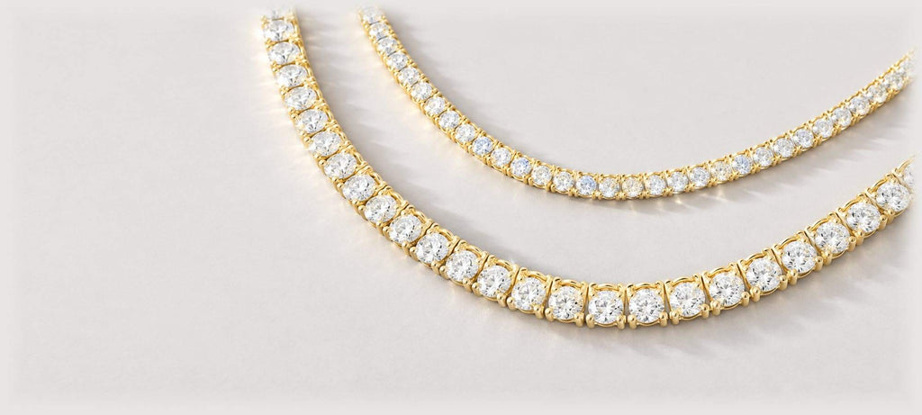 Alt=" Gold Tennis Chains GOLDZENN"