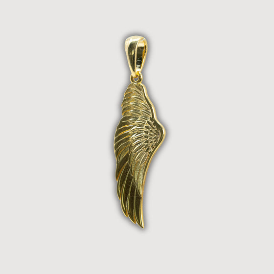 14K Gold Angel Wing Pendant