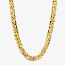  Shop 13mm Gold Cuban Link Chain. Crafted from 10k, 14k or, 18k Solid Yellow Gold. Our Miami Cuban Link Chains are available in various lengths. Make it your own and customize the lock. 