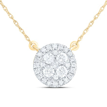  1/3CTW Diamond Fashion Round Necklace - 18" 14K Yellow Gold