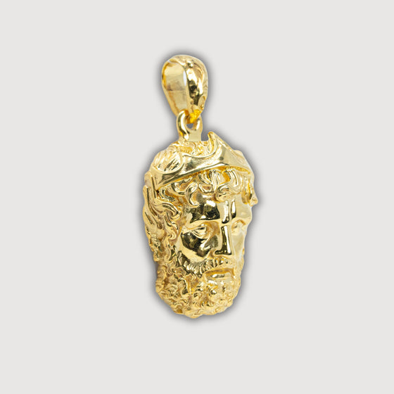 Greek Poseidon Pendant – 14K Gold Men’s Pendant