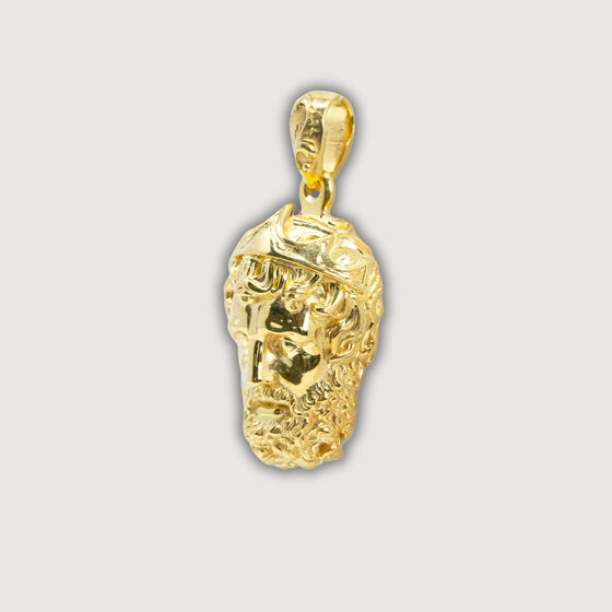 Greek Poseidon Pendant – 14K Gold Men’s Pendant