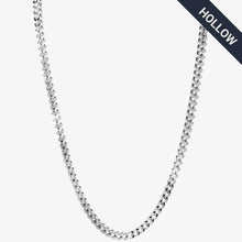  2mm-5.5mm Franco Chain - Hollow White Gold