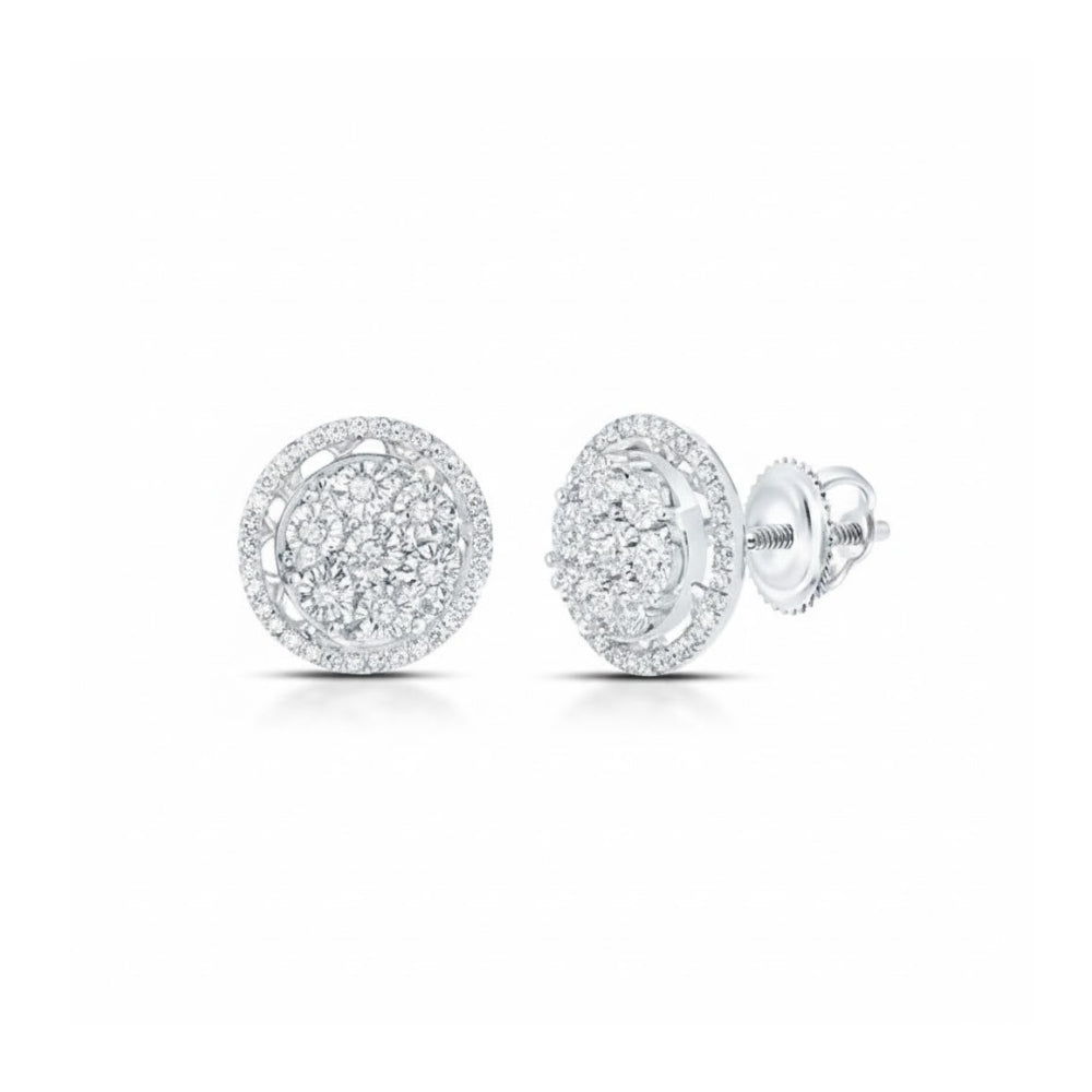 1/3CTW Natural Round Diamond Earring – 10k Gold