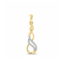  1/20 CTW Diamond Infinity Pendant | 10k Gold