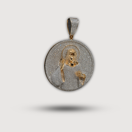 1.43 CTW Jesus Piece Diamond Pendant