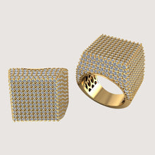  Cube Pavé Diamond Ring – 5.50 CT Men's Gold Design The Cube Pavé Diamond Ring – 5.50 CT Men's Gold Design is a bold and modern statement piece for those who want to stand out. Featuring an innovative cube-like structure encrusted with 5.50 CT of lab-grown