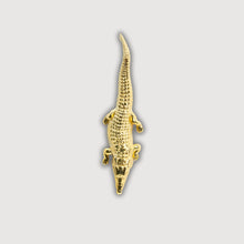  Crocodile Pendant - 14k Solid Yellow Gold