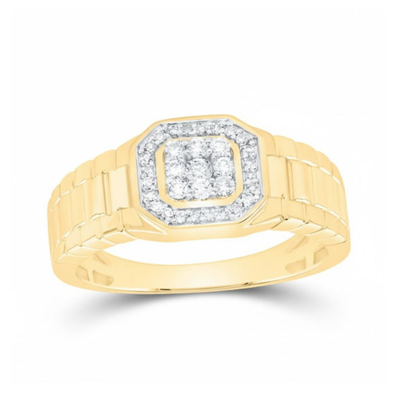 1/4CTW Natural Diamond Men’s Ring 10k Gold
