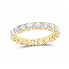  5/8CTW Natural Diamond Ana M Eternity Band 14k Gold