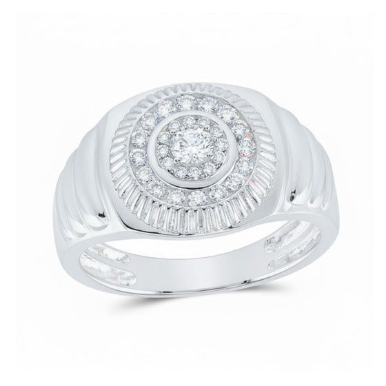 14K Gold 1/2 CTW Natural Diamond Men’s Ring