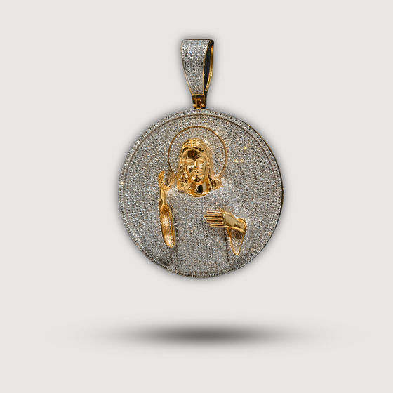 1.43 CTW Jesus Piece Diamond Pendant