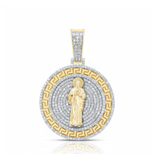  Dije de diamante de San Judas de 1 3/4 CTW en oro de 10 k