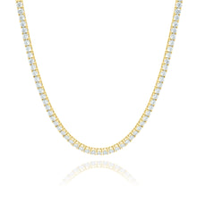  Shop 2mm Tennis Chain, featuring 5.89ct Lab Diamonds set in 14k Solid Yellow Gold. 