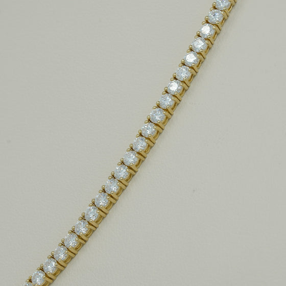 Shop our Ready to Ship 2mm Tennis Chain crafted from 14k Solid Yellow Gold. 