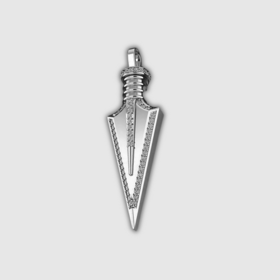 14k Gold Arrow Pendant by Goldzenn showcasing elegant design and craftsmanship, symbolizing strength and direction.