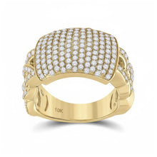  10k Yellow Gold 2 Cttw Round Diamond Fashion Ring