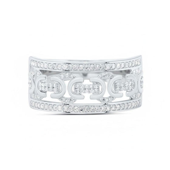 1/3 CT Natural Diamond Men’s Ring in Sterling Silver