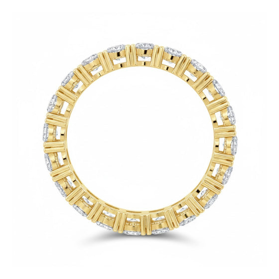 Anillo de eternidad Ana M con diamantes naturales de 5/8 quilates en oro de 14 k