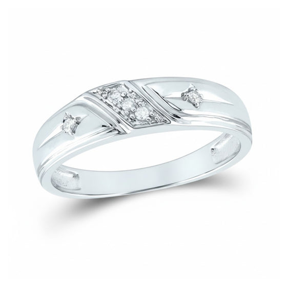 10k Gold Diamond Matching Wedding Ring Set