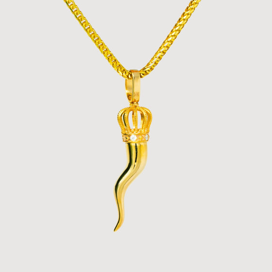 Italian Horn Pendant – 14K Gold Men’s Pendant Pendants