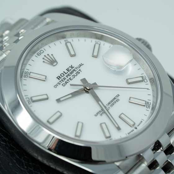 Brand New Rolex Datejust 41mm -16300- White Dial Jubilee Band