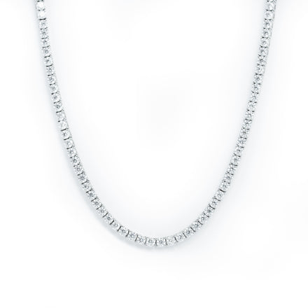 MIZ-332538&332539 WHITE & GOLD CHAIN SET