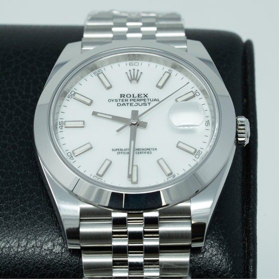 Brand New Rolex Datejust 41mm -16300- White Dial Jubilee Band