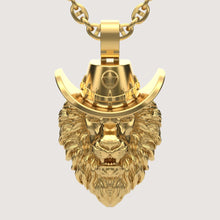  14k Gold Lion Sheriff pendantDiscover the 14K Gold Lion Sheriff Pendant. A bold men’s gold pendant featuring a majestic lion and sheriff’s hat design, crafted from solid 14K gold.